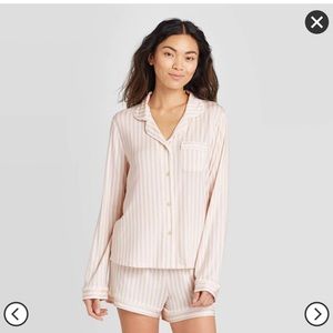 Striped pajama set